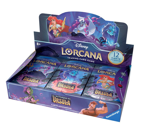Carte Disney Lorcana - Il Ritorno di Ursula (Box da 24 Bustine) ITA