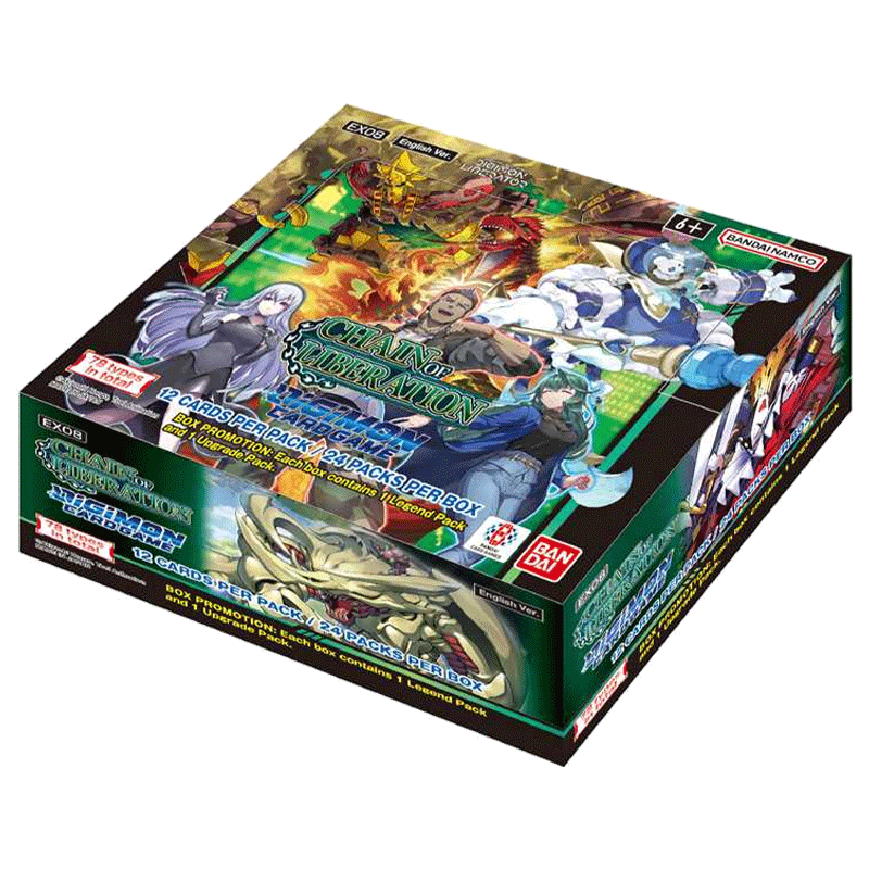 Digimon Extra Booster EX-08 Chain of Liberation (Display da 24 Buste) – ENGLISH