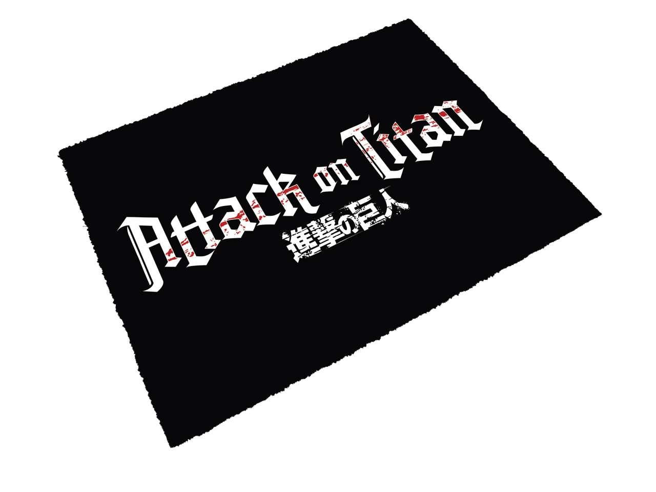 ATTACK ON TITAN LOGO DOORMAT