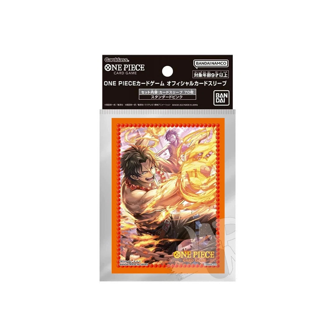 One Piece Card Game Official Sleeves 10 Portgas D. Ace (70)