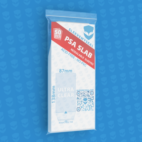 Bustine trasparenti richiudibili resealable sleeves PSA GRAAD - 50Pz