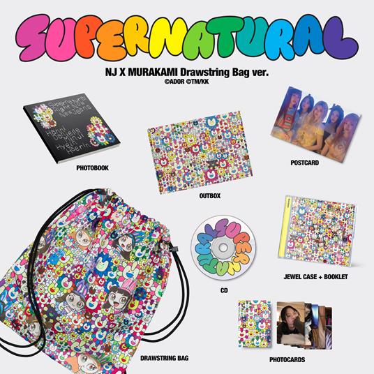 Supernatural Nj X Murakami (Drawstring Bag Version)