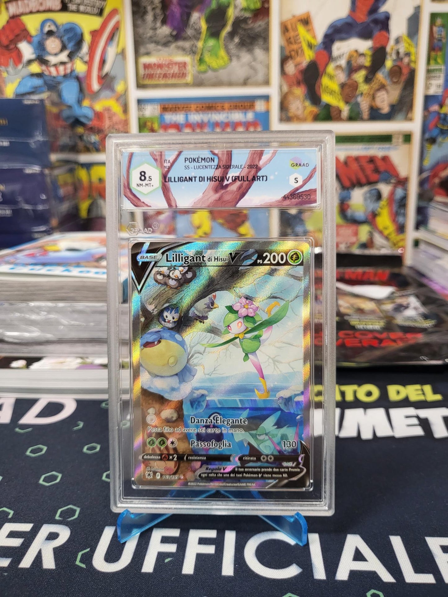 Lilligant Di Hisui V (Full Art) Pokémon - SS - Lucentezza Siderale - 2022 (163) Carta