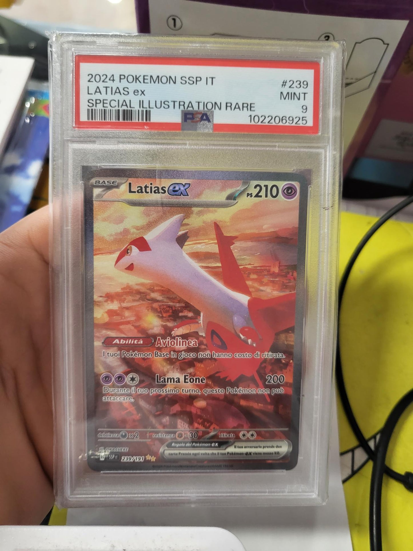 Pokemon LATIAS EX 239/191 PSA9 ( IT)