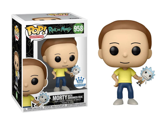 Funko Pop! #958 Rick and Morty - Morty with shrunken Rick Limited Edition