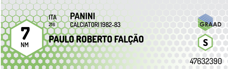 Paulo Roberto Falção Panini - Calciatori 1982-83 (216) Figurina