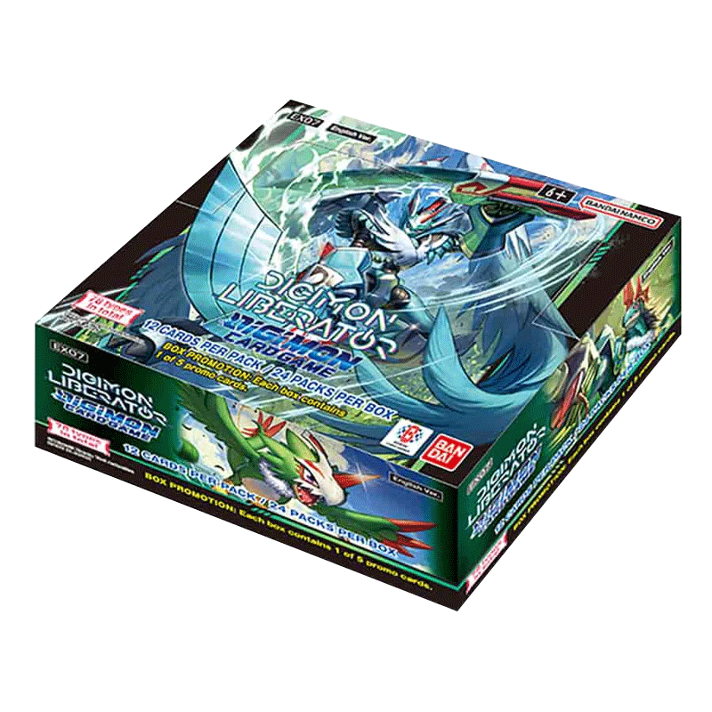 Digimon Extra Booster Digimon Liberator EX-07 (Display da 24 Buste) – ENGLISH