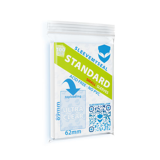 STANDARD SMALL - SLEEVE MY SEAL - Misure 89 x 62 Acid Free - No PVC 100Pz