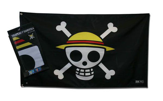 ONE PIECE FLAG SKULL WITH MAP 50X60