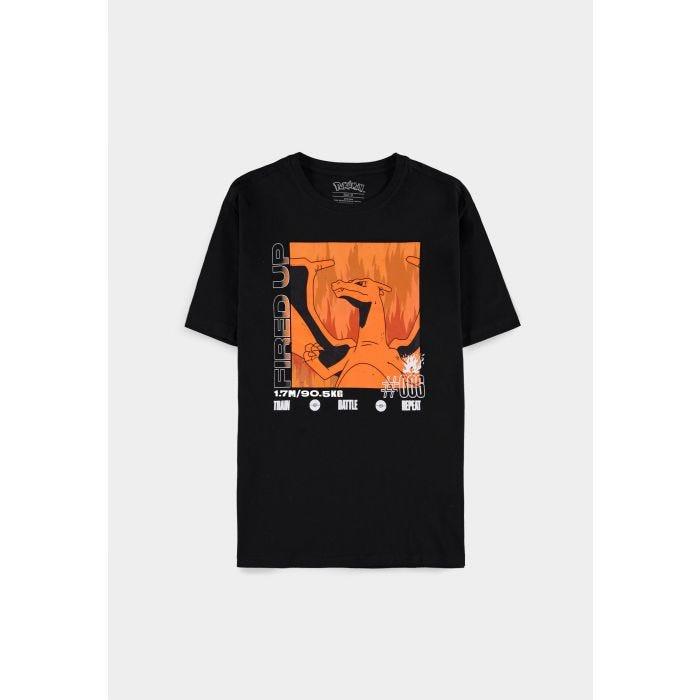 POKEMON CHARIZARD MENS T-SHIRT TG.M