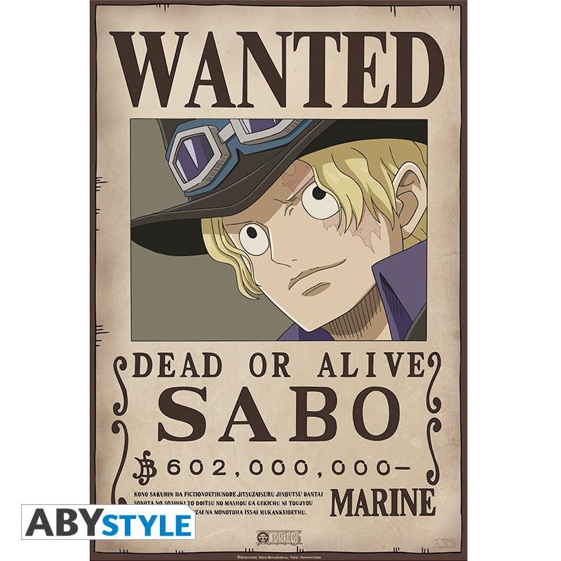 ONE PIECE WANTED SABO POSTER