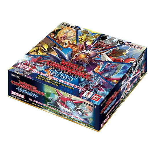DIGIMON CARD GAME BT-21 WORLD CONVERGENCE BOOSTER