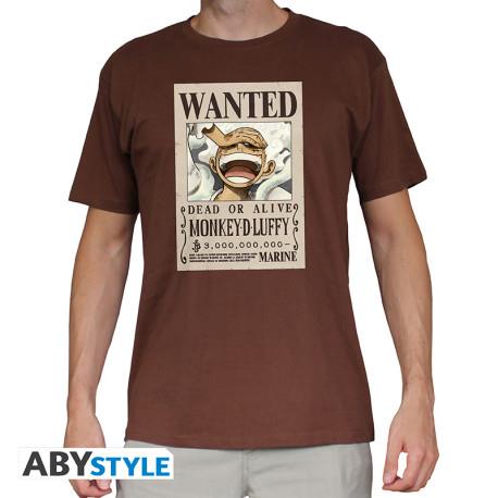 ONE PIECE WANTED LUFFY T-SHIRT M