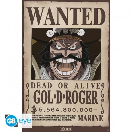 ONE PIECE WANTED GOL .D. ROGER POST