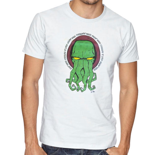 T-SHIRT CTHULHU BIANCO XL