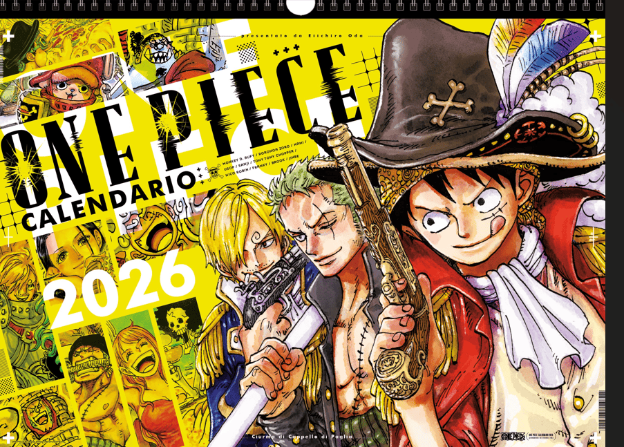 CALENDARIO ONE PIECE