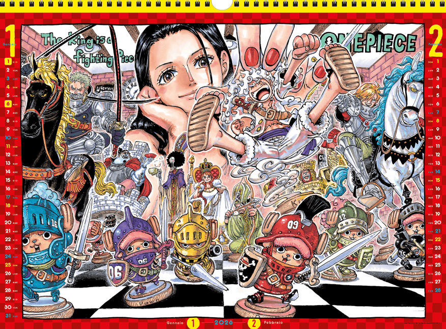CALENDARIO ONE PIECE