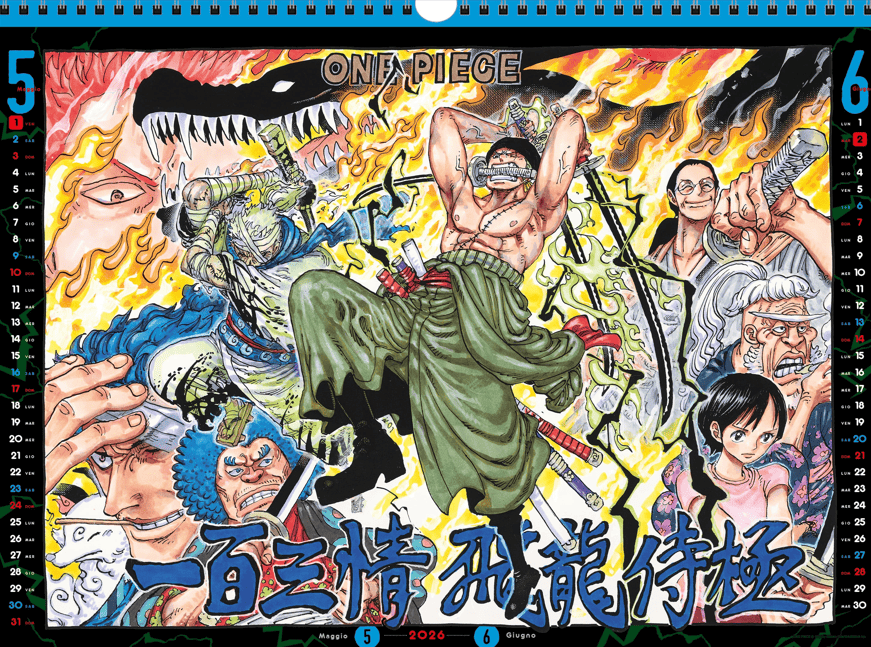 CALENDARIO ONE PIECE