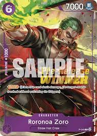 Roronoa Zoro (P-045) Special Tournament Promos - Singles Winner