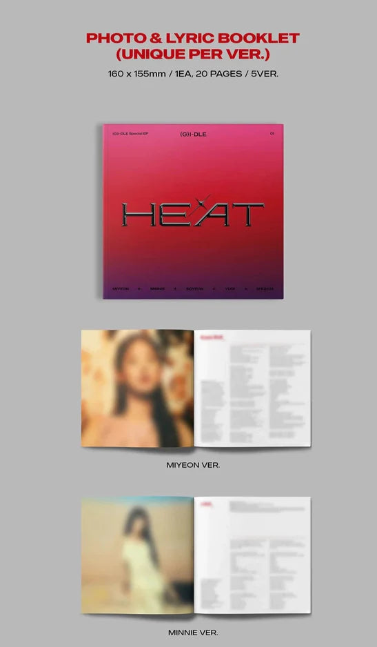 (G)I-Dle - Heat - Digipak - Member Version - Special Album