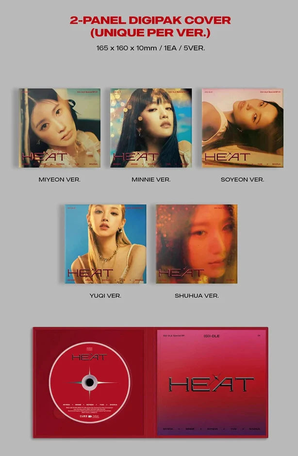 (G)I-Dle - Heat - Digipak - Member Version - Special Album