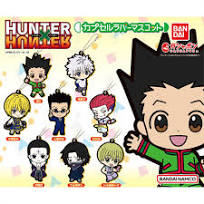 HUNTER X HUNTER - GASHAPON CAPSULE RUBBER MASCOT x 8 PZ