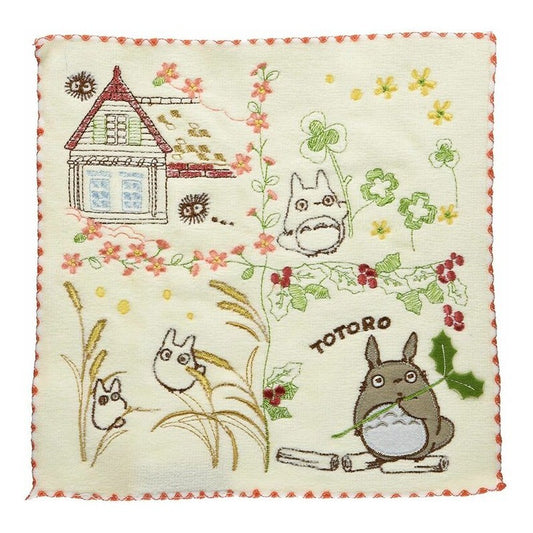 Mini Towel Totoro in the garden - My neighbor Totoro