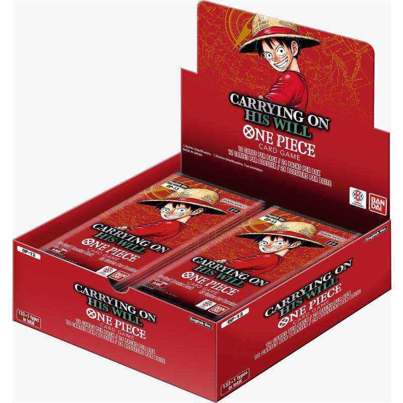 One Piece OP13 Box Carrying on His Will Display 24 Booster ENG