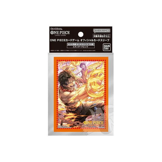 One Piece Card Game Official Sleeves 10 Portgas D. Ace (70)