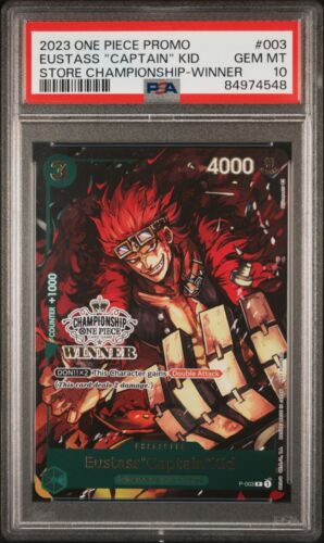 Eustass"Captain"Kid (P-003) Winner (ENG) PSA 10